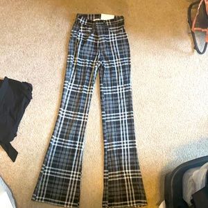 American Eagle plaid flares size 00R